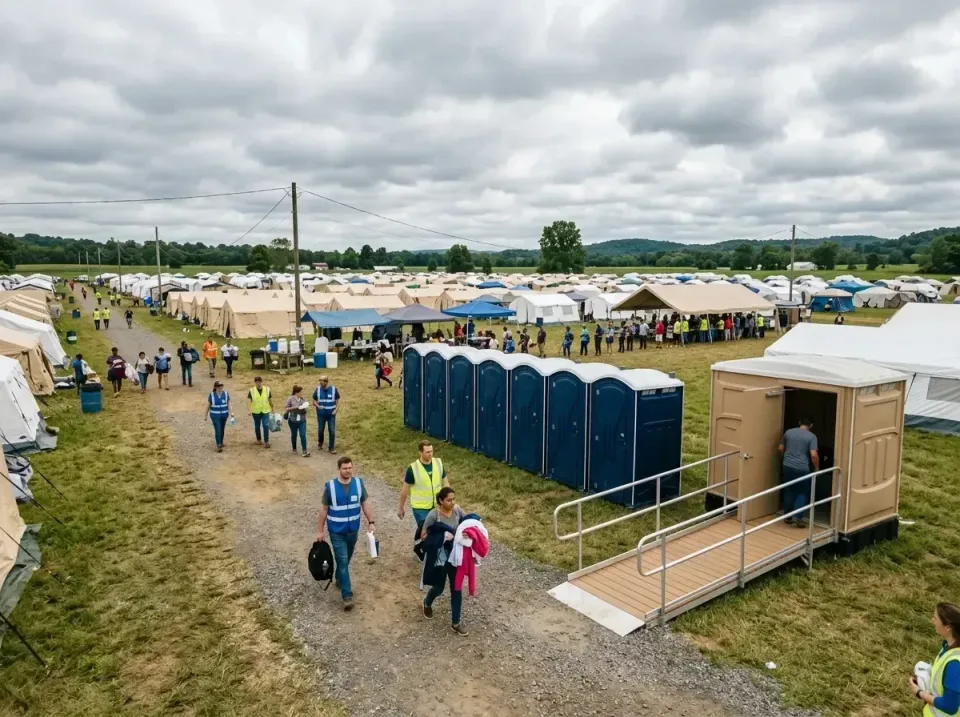 disaster-relief-camp-restrooms-010 — frequently asked questions, Dumpster & Portable Bathrooms Rental in Hicksville, OH